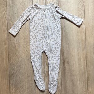 Kyte BABY Beige Patterned Kids Footie